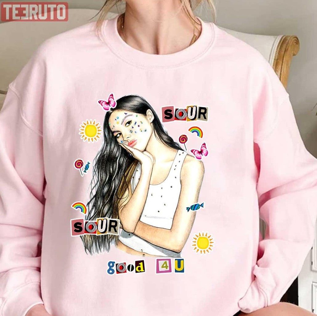 Art Olivia Rodrigo Vintage Unisex Sweatshirt