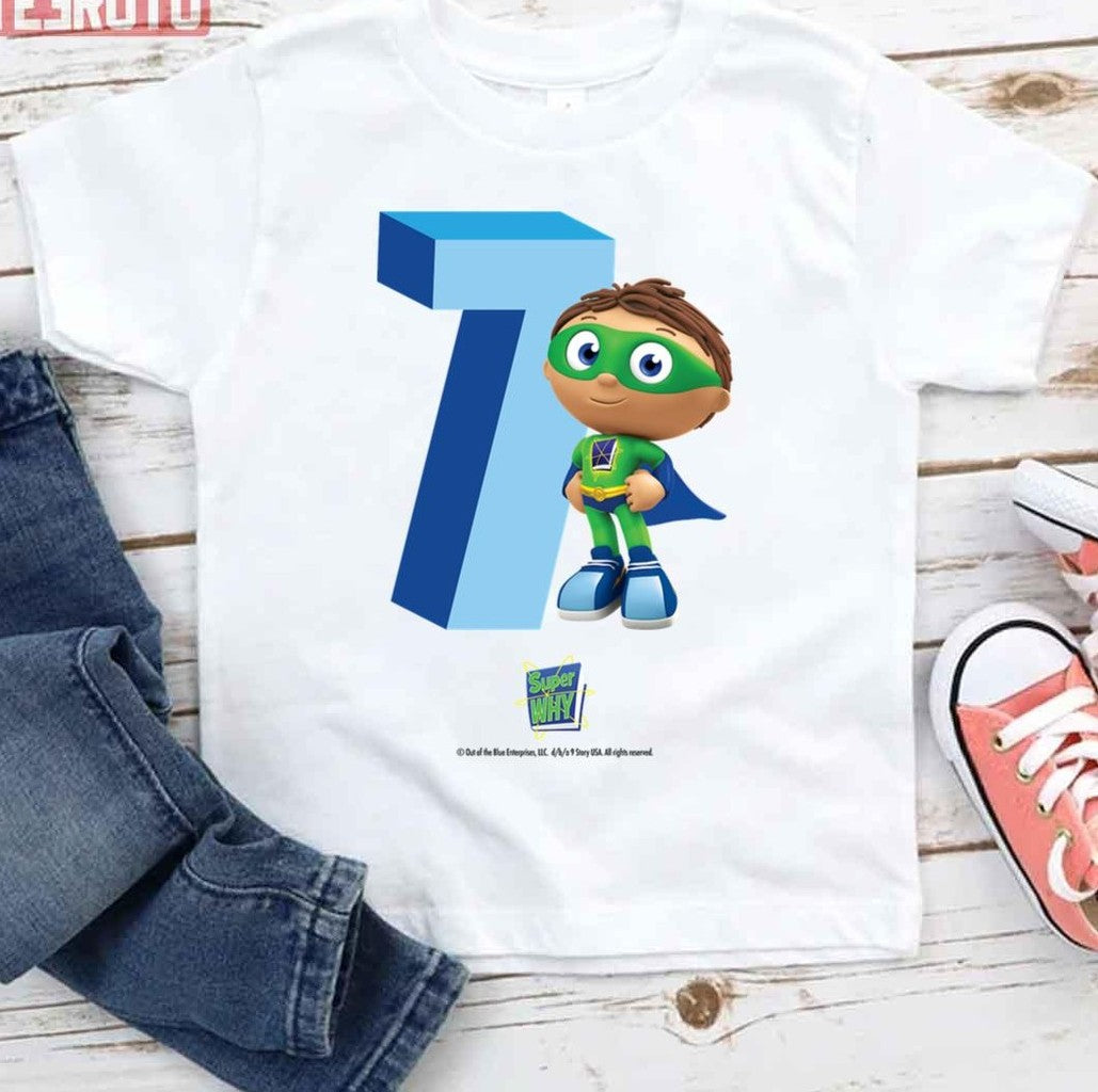 Super Why Number Seven Unisex T-Shirt