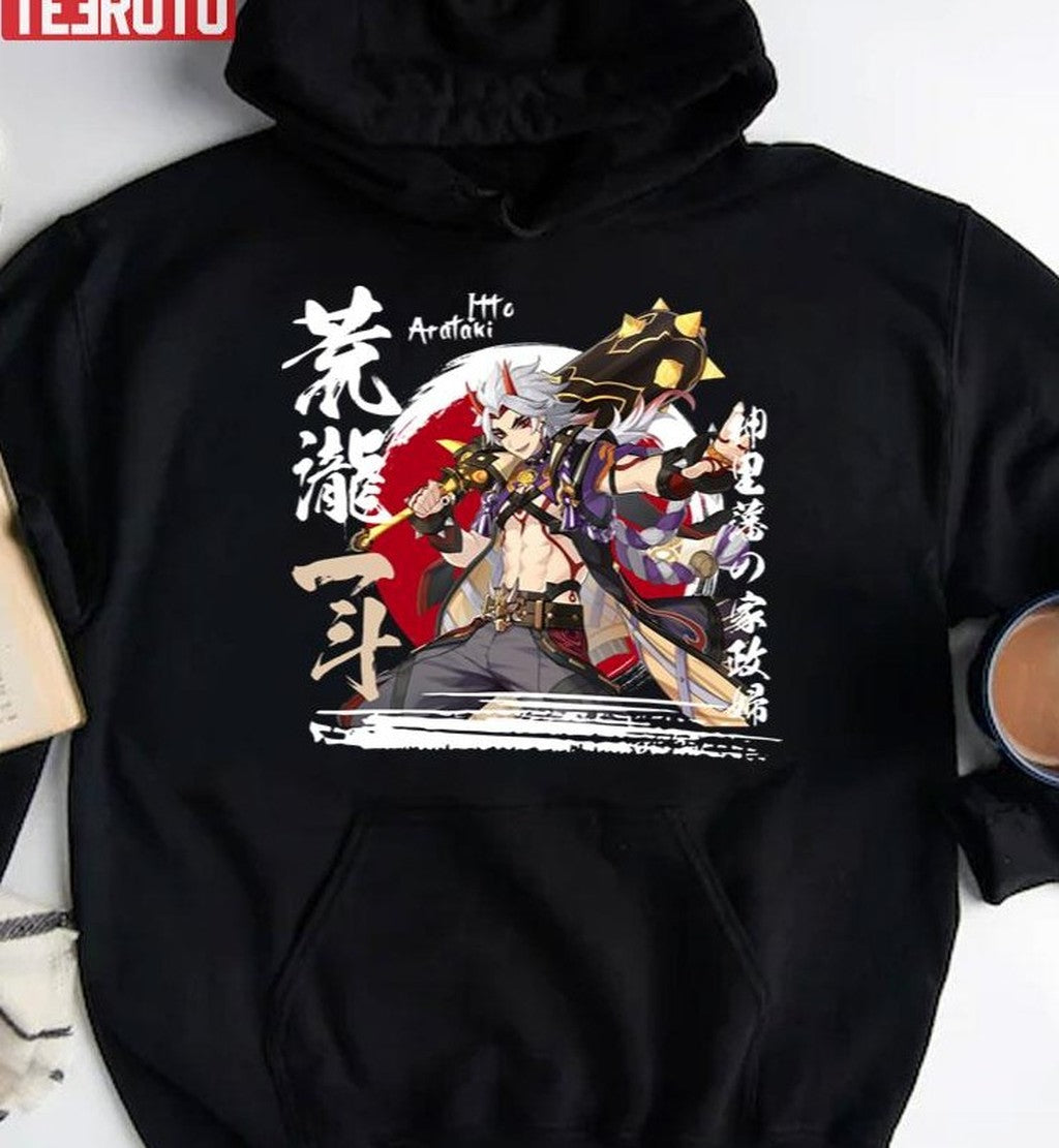 Arataki Itto Animated Design Genshin Impact Unisex T-Shirt