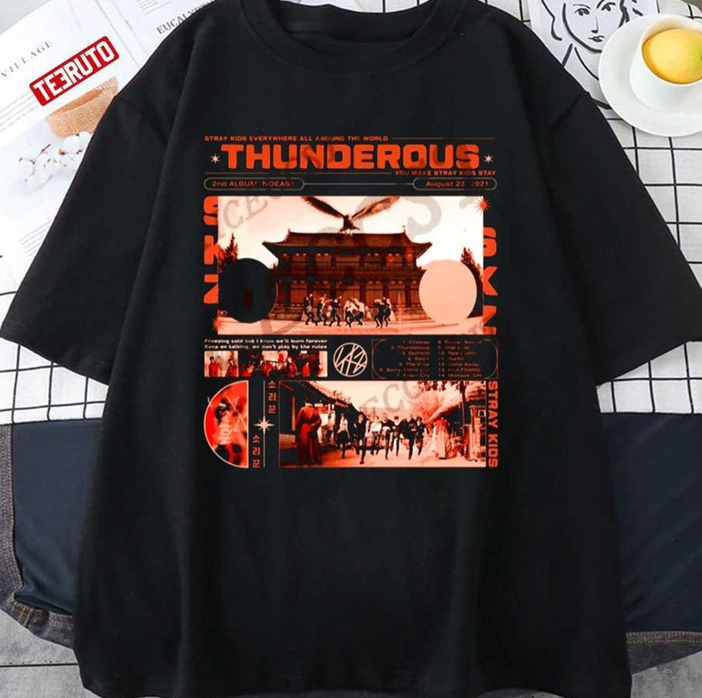 2nd Album Noeasy Stray Kids Thunderous Unisex T-Shirt