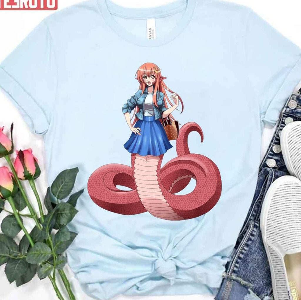 Pink Snake Monster Musume Unisex T-Shirt