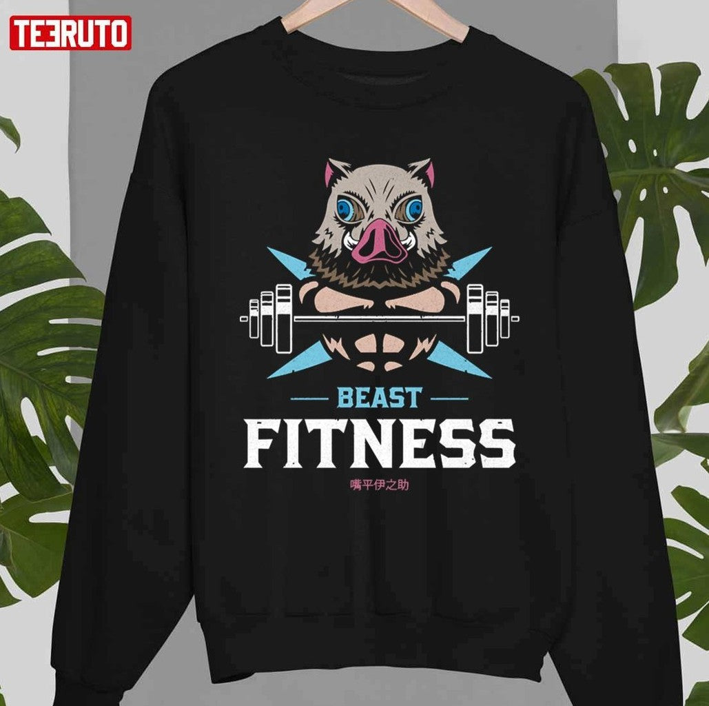 Beast Fitness Demon Slayber Beast Breathing Gym Unisex T-Shirt