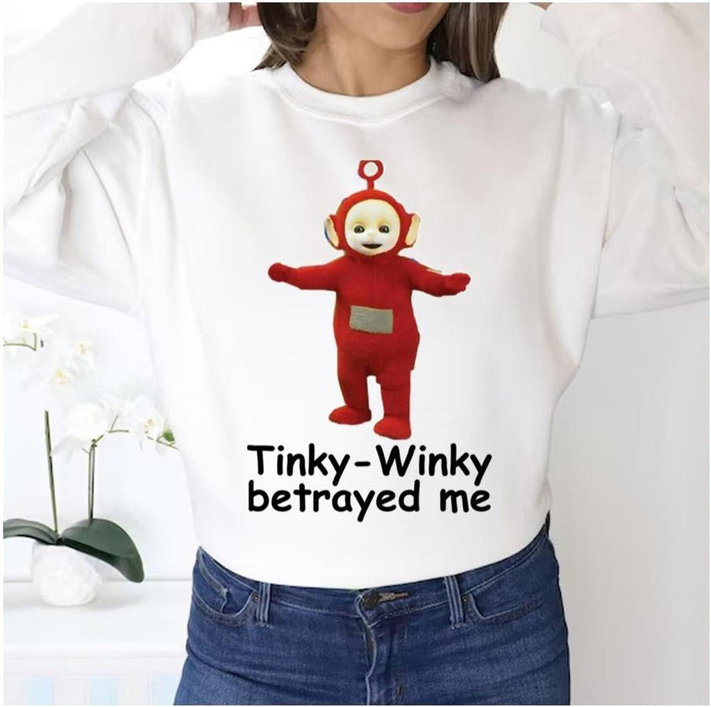 Teletubbies Funny Cursed Meme Unisex Sweatshirt