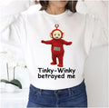 Teletubbies Funny Cursed Meme Unisex Sweatshirt
