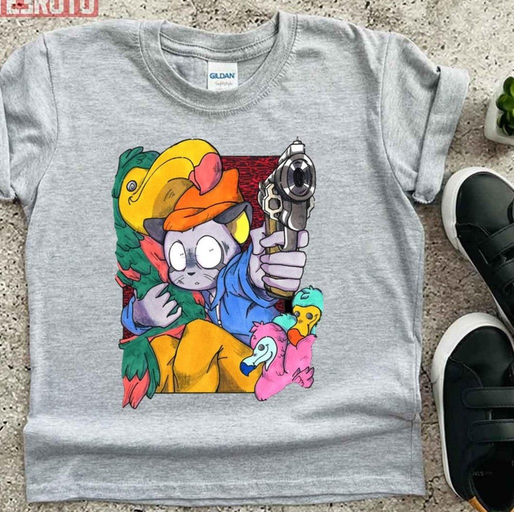 Tanaka Holding On Dodos Odd Taxi Unisex T-Shirt
