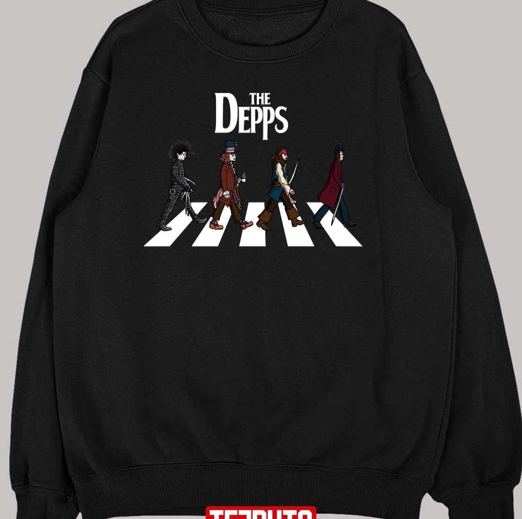 The Depps Johnny Depp Characters Crosswalk Unisex T-Shirt