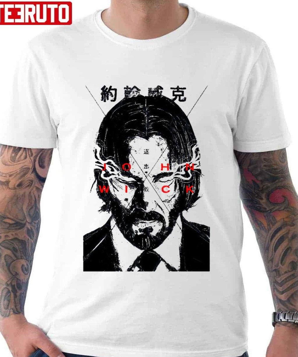 Smoking Eyes John Wick Keanu Reeves Unisex Hoodie