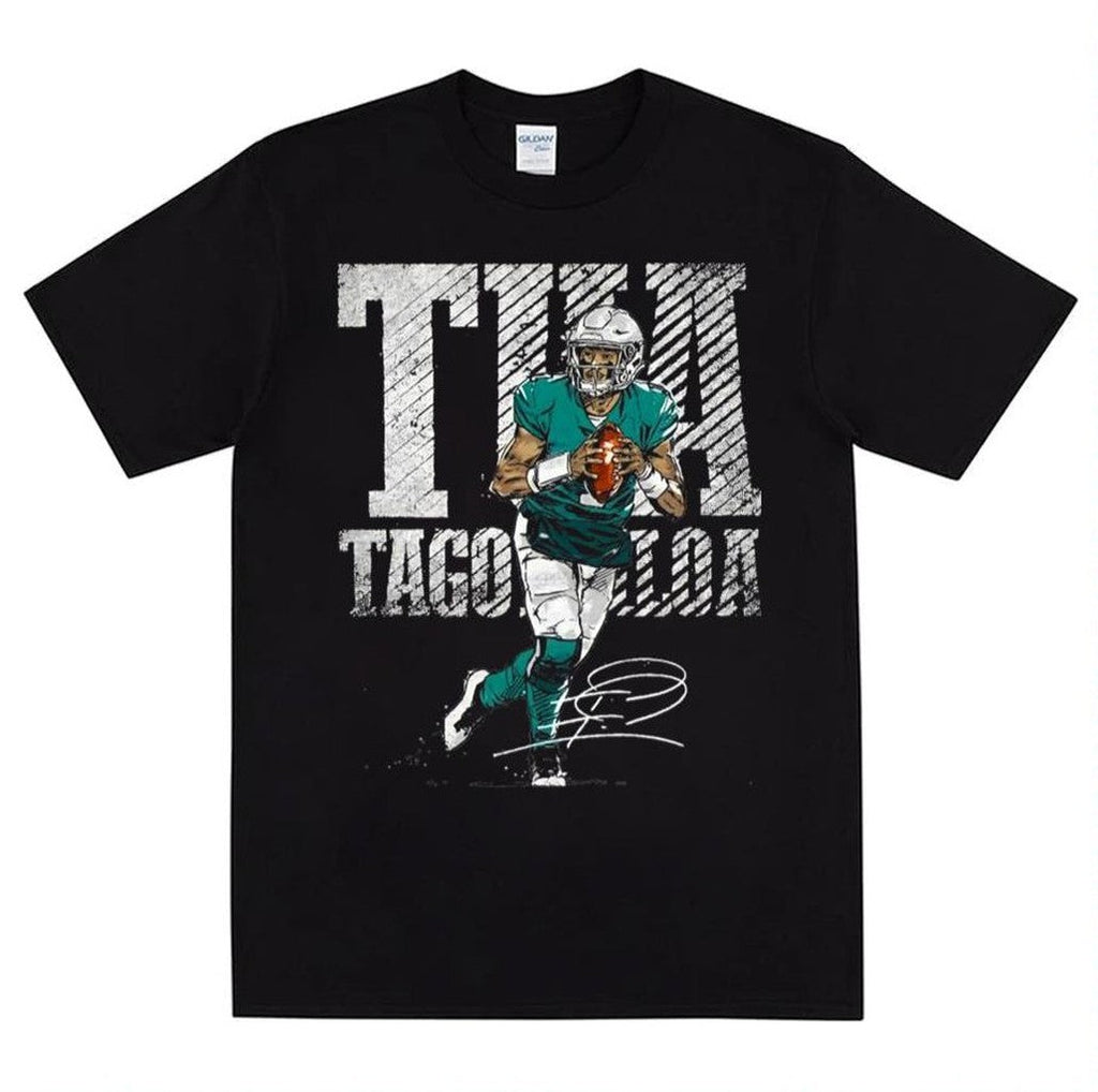 Signature Design Miami Dolphins Tua Tagovailoa Unisex T-Shirt