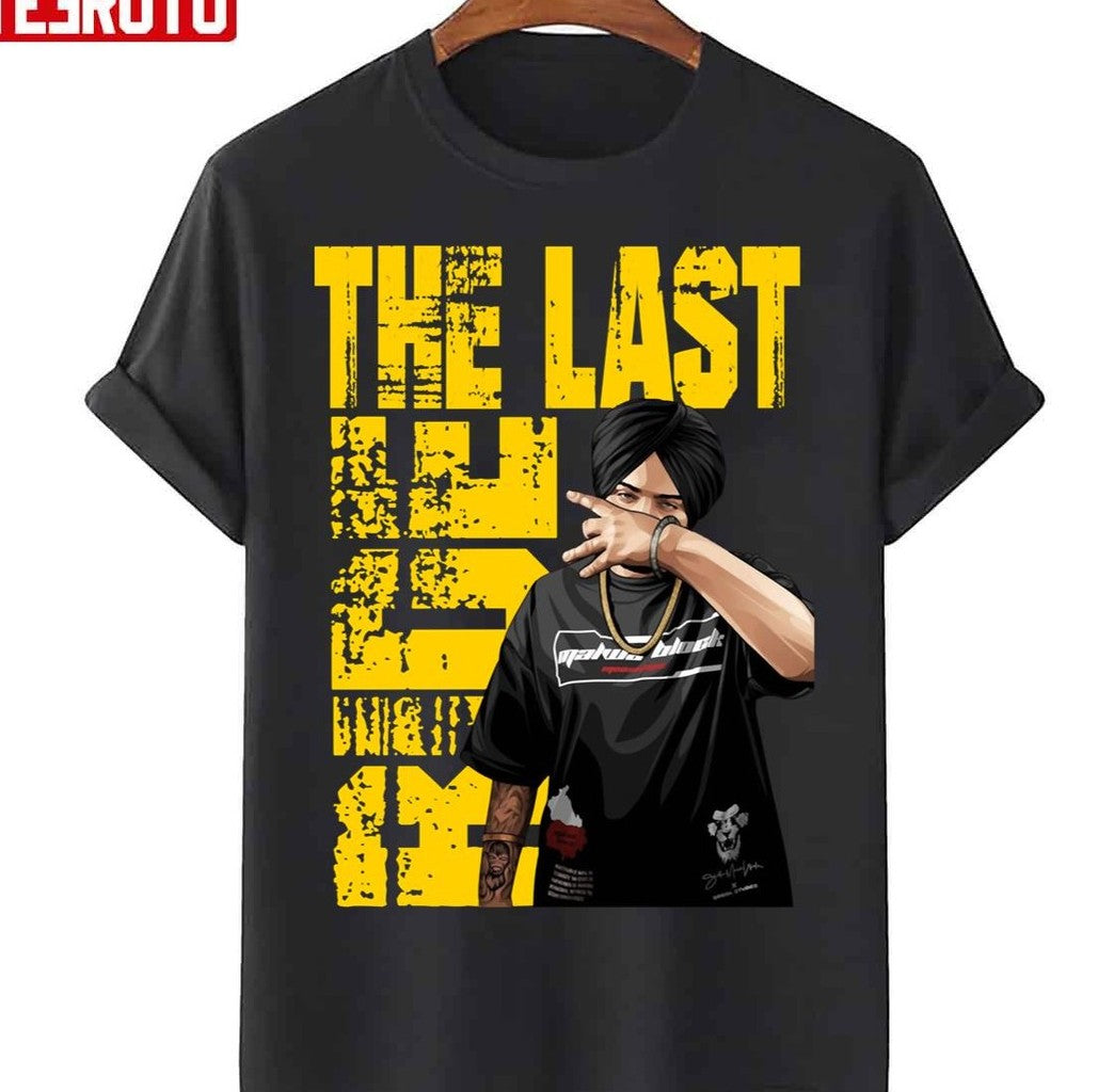 Sidhu Moosewala Desi Merch The Last Ride Unisex T-Shirt