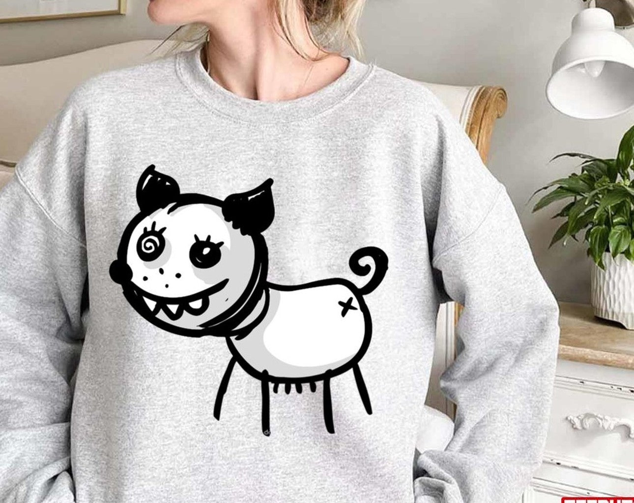 Badly Drawn Bitch Unisex Sweatshirt