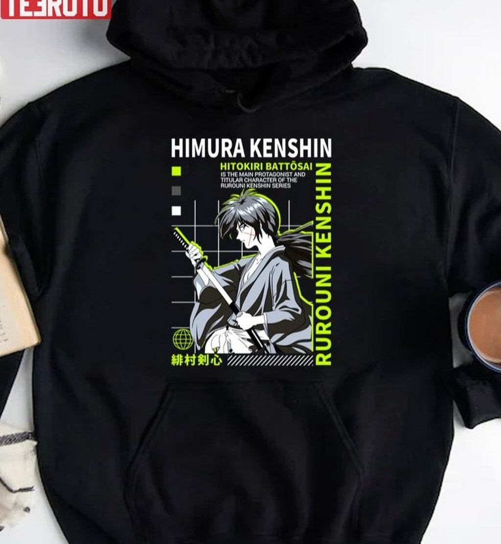 Battousai Hitokiri Graphic Rurouni Kenshin Unisex T-Shirt