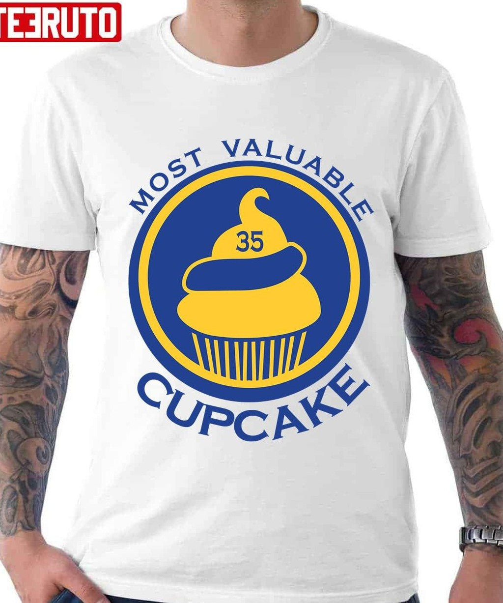 Most Valuable Cupcake Blue Crest Unisex T-Shirt