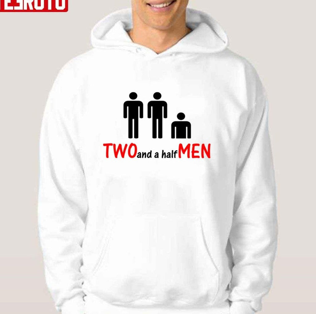 Simple Art Two And A Half Men Unisex Hoodie