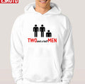 Simple Art Two And A Half Men Unisex Hoodie