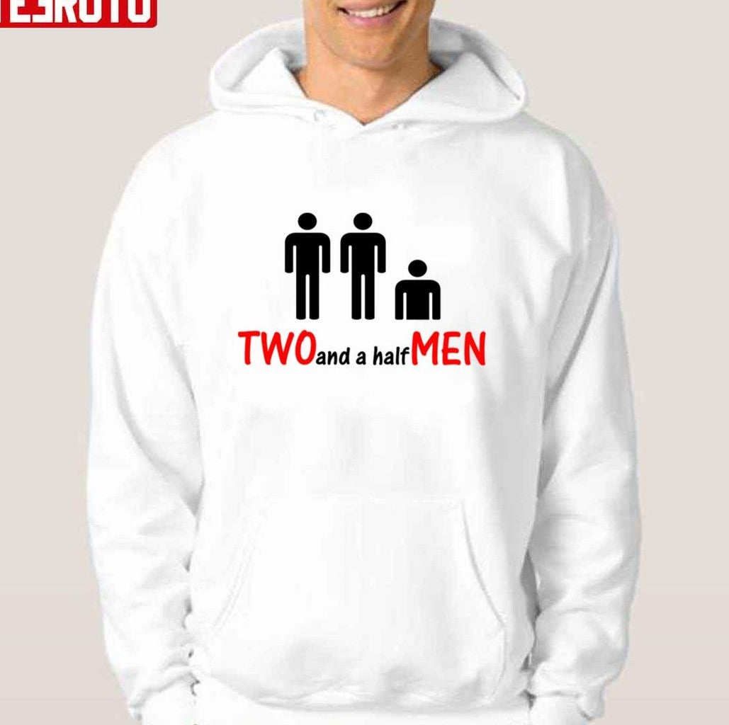 Simple Art Two And A Half Men Unisex Hoodie