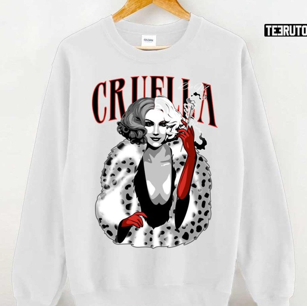 Mooella De Vil Cruella Parody Unisex Sweatshirt