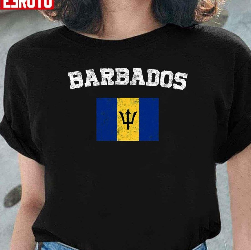 Barbadian Flag Vintage Barbados Unisex Sweatshirt
