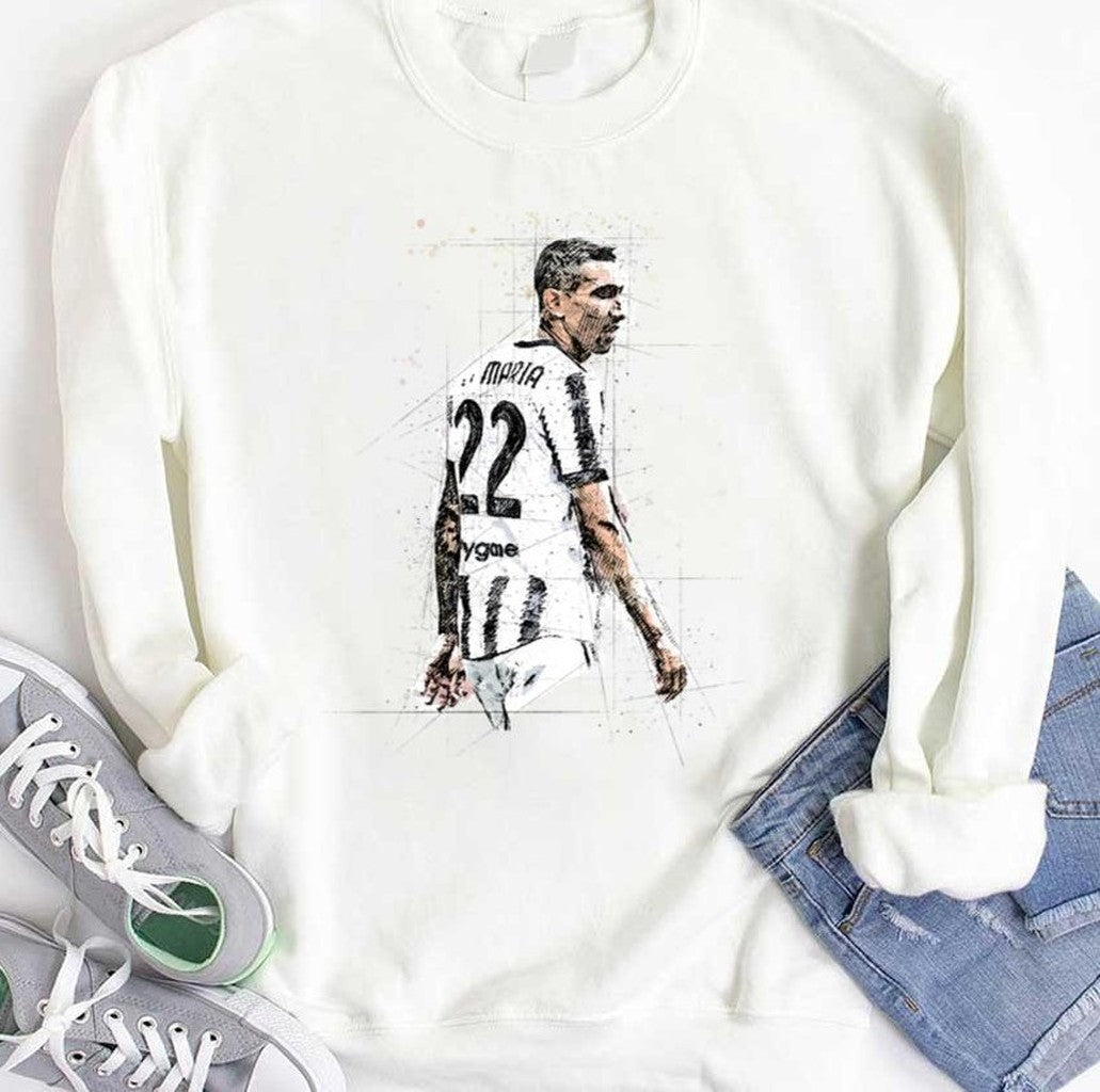 Number 22 Football Art Angel Di Maria Unisex T-Shirt