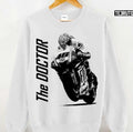 The Doctor Valentino Rossi Black And White Design Unisex Sweatshirt
