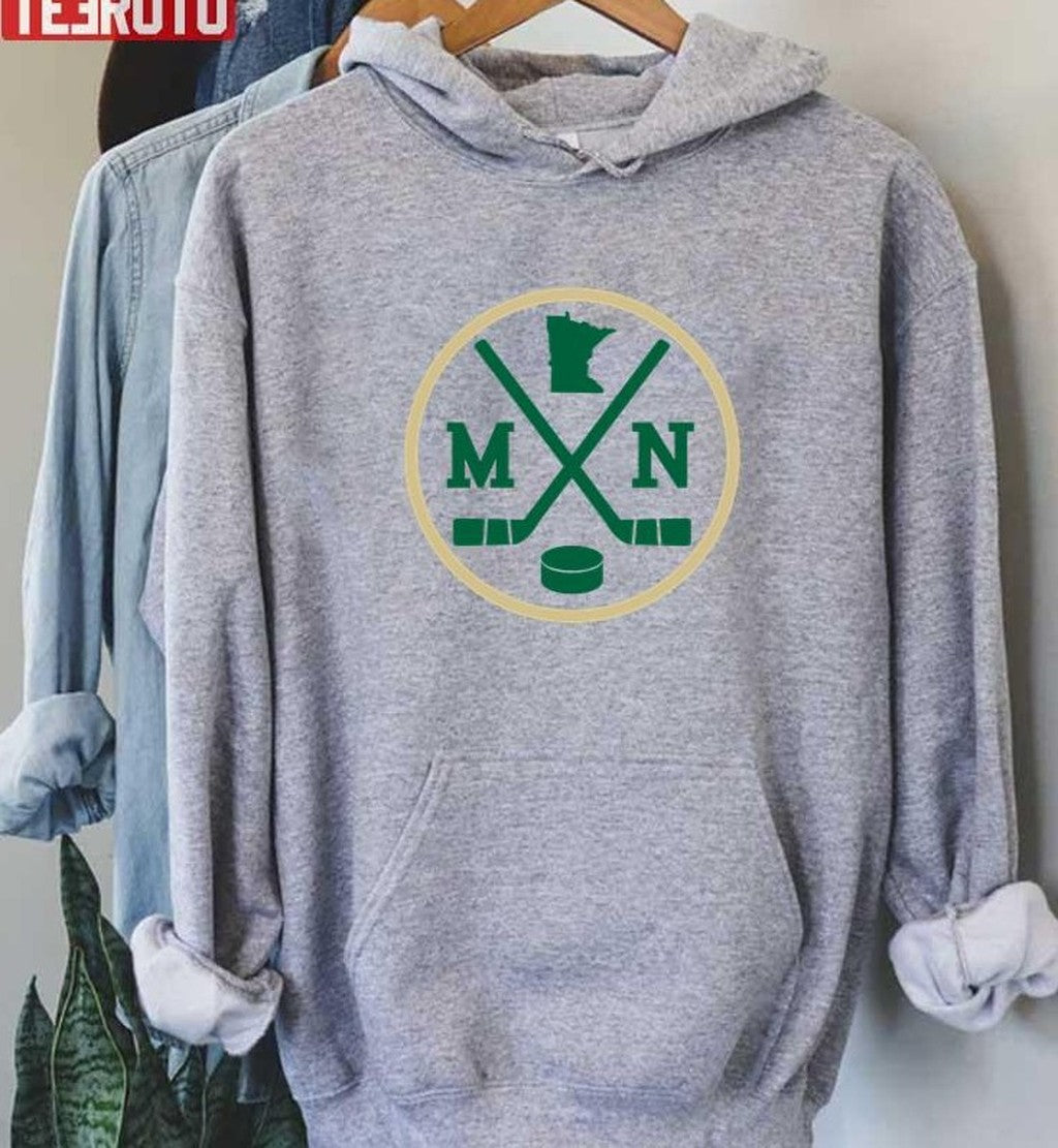 Retro Minnesota Hockey Emblem Vintage MN Unisex T-Shirt