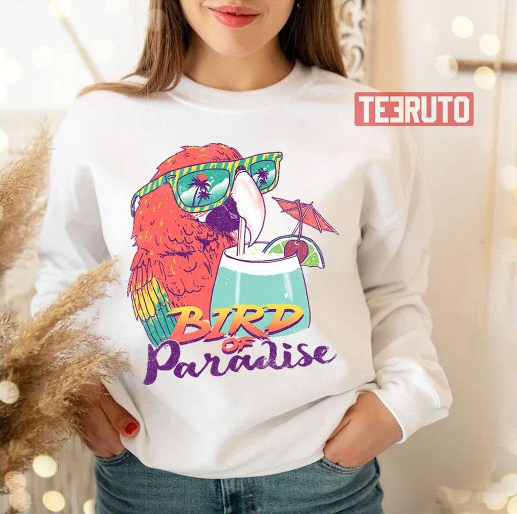 Bird Of Paradise Parrot Unisex Sweatshirt
