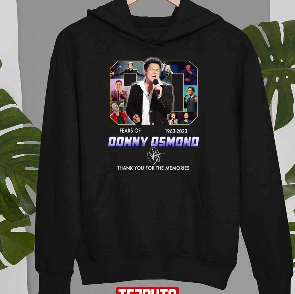 60 Years Of 1963 2023 Donny Osmond Thank You For The Memories Unisex T-Shirt