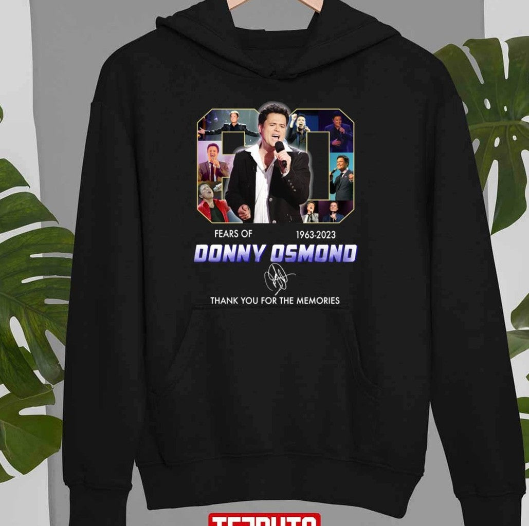 60 Years Of 1963 2023 Donny Osmond Thank You For The Memories Unisex T-Shirt