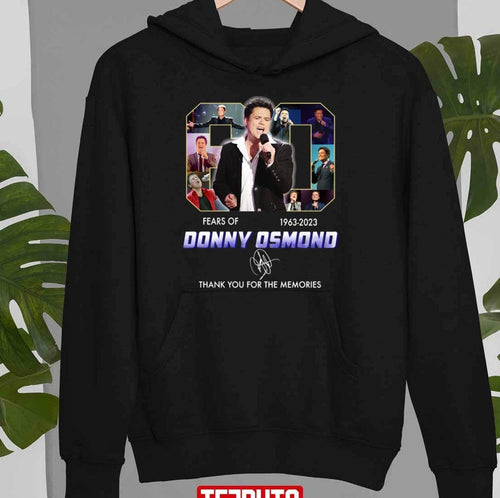 60 Years Of 1963 2023 Donny Osmond Thank You For The Memories Unisex T-Shirt