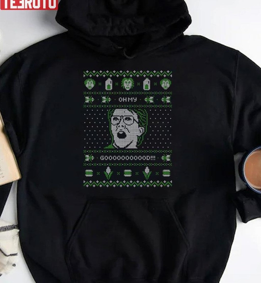 Omg Meme Christmas Screaming Unisex Sweatshirt
