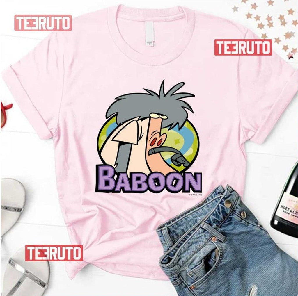 Baboon Character Badge I Am Weasel Unisex T-Shirt
