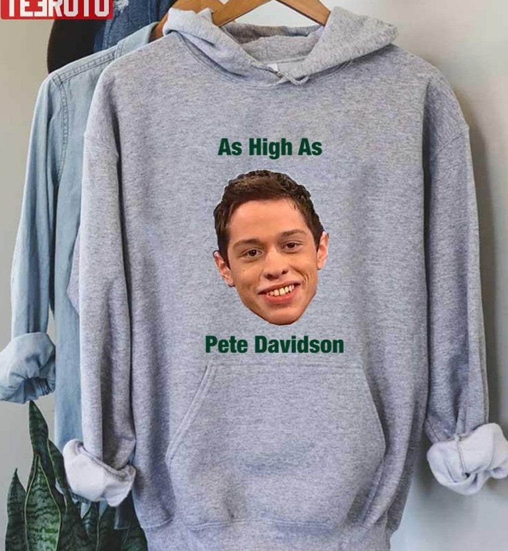 As High As Pete Davidson Funny Meme Unisex T-Shirt