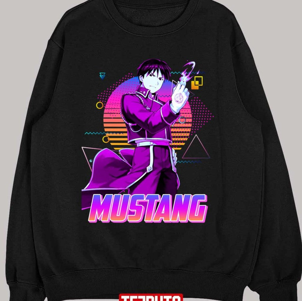 Roy Mustang Fullmetal Alchemist Retro Art Unisex T-shirt
