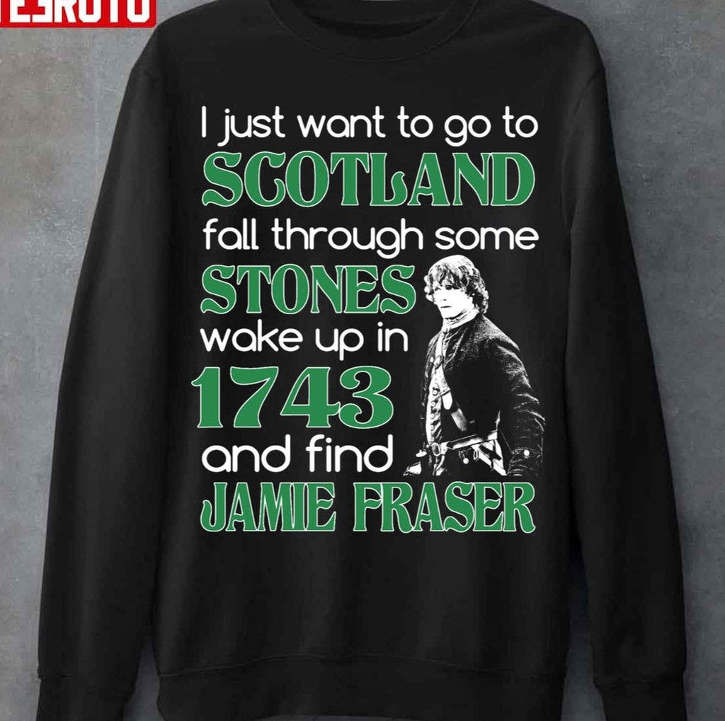 Scotland Stones 1743 Jamie Fraser Unisex T-Shirt