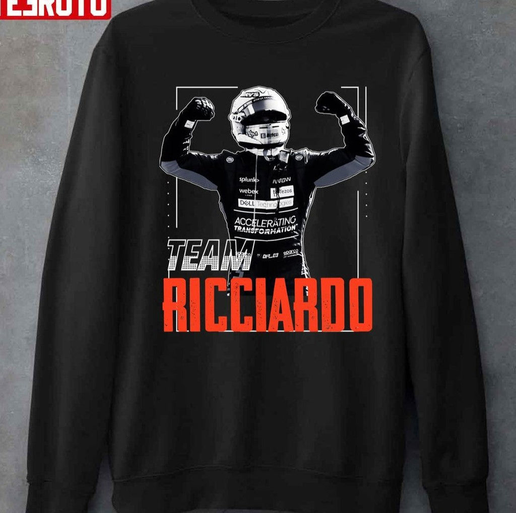 Team Ricciardo Racing Driver Helmet Unisex T-Shirt
