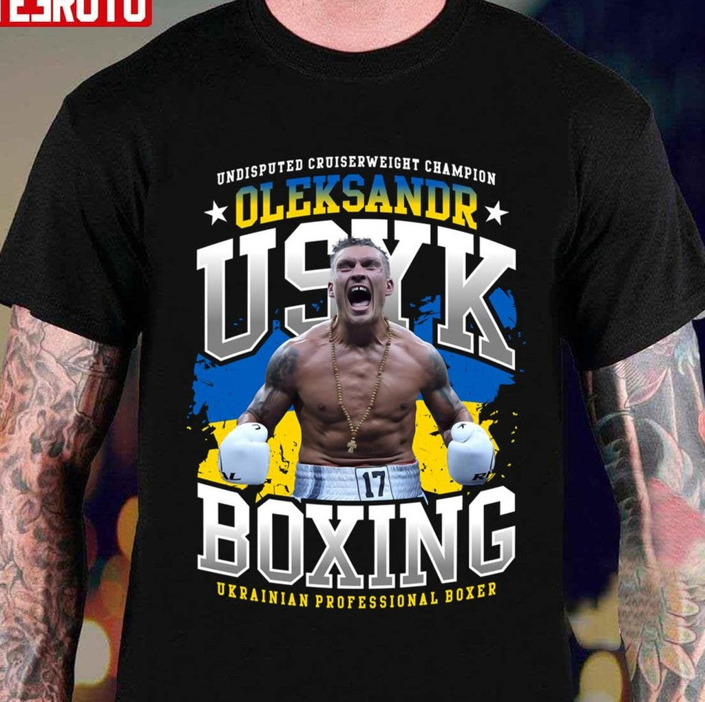 Oleksandr USYK Boxing Ukrainian Professional Boxer Jab Ole Unisex T-shirt