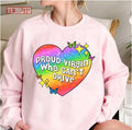 Proud Virgin Who Can't Drive Lgbtq Pride Month Unisex Sweatshirt