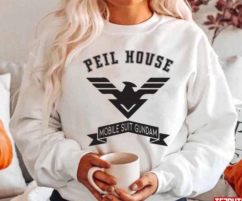 Peil House Asticassia School Of Technology Uniform Emblem Vintage Black Unisex Hoodie