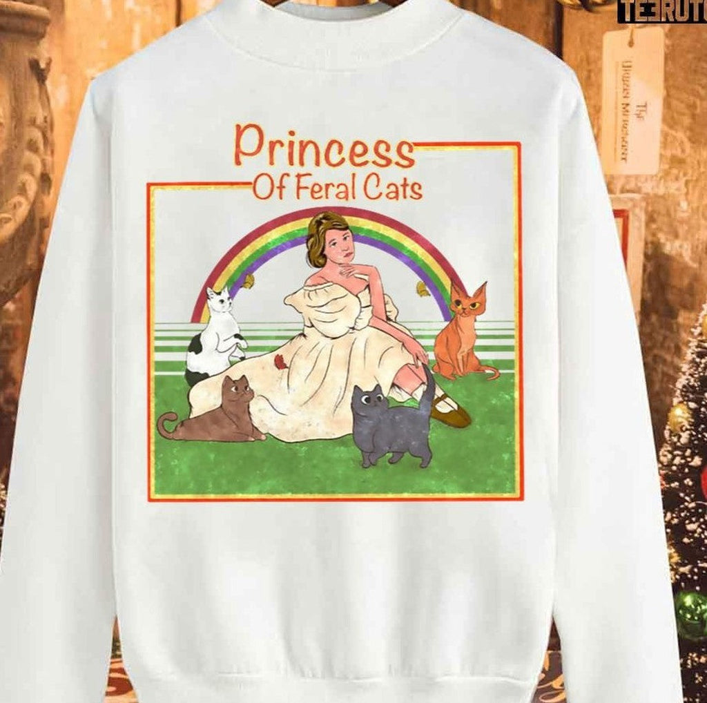 Princess Of Feral Cats Christmas Unisex Sweatshirt
