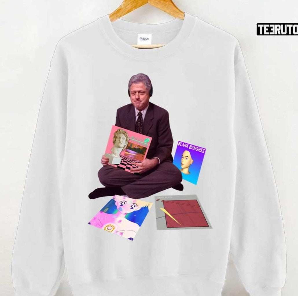 Billwave Funny Design Bill Clinton Unisex Sweatshirt