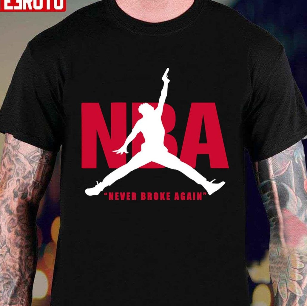 NBA Logo Never Broke Again NBA Youngboy Design Unisex Hoodie