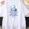 Roland Barthes Portrait And Quote Language Is A Skin Unisex T-Shirt