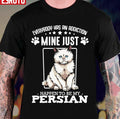Persian Cat Everybody Has An Addiction Funny Cat Sayings Unisex T-Shirt
