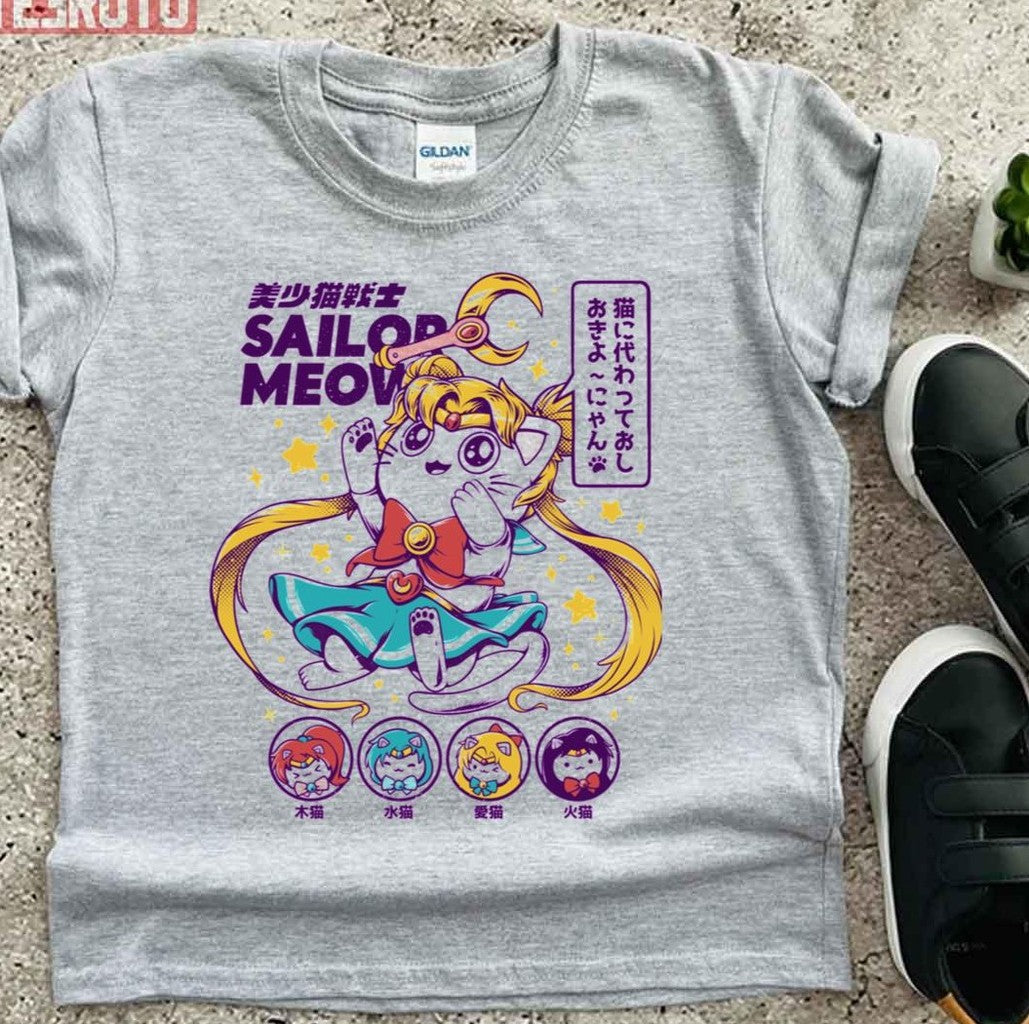 Sailor Meow Kitten Sailor Moon Unisex T-Shirt
