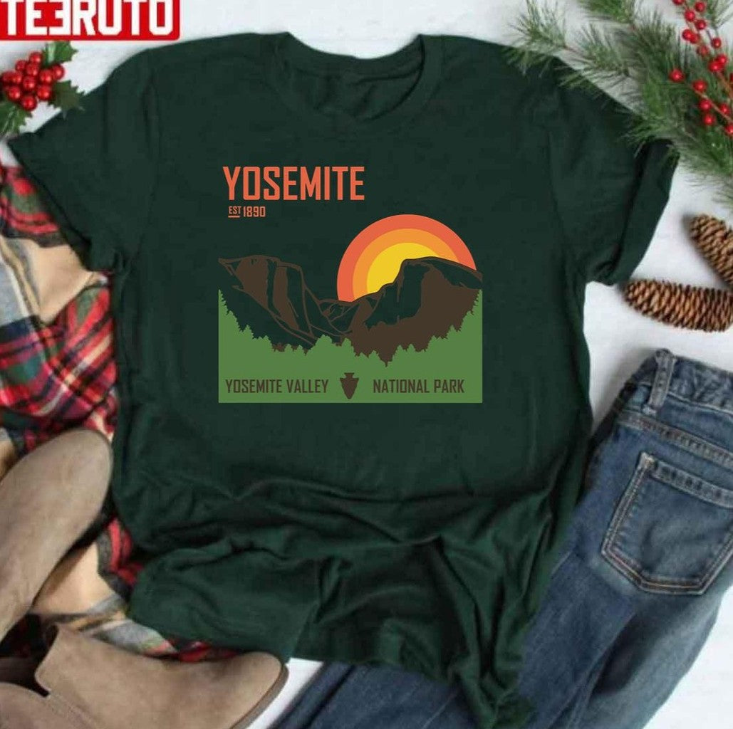 Art Yosemite National Park Unisex T-Shirt