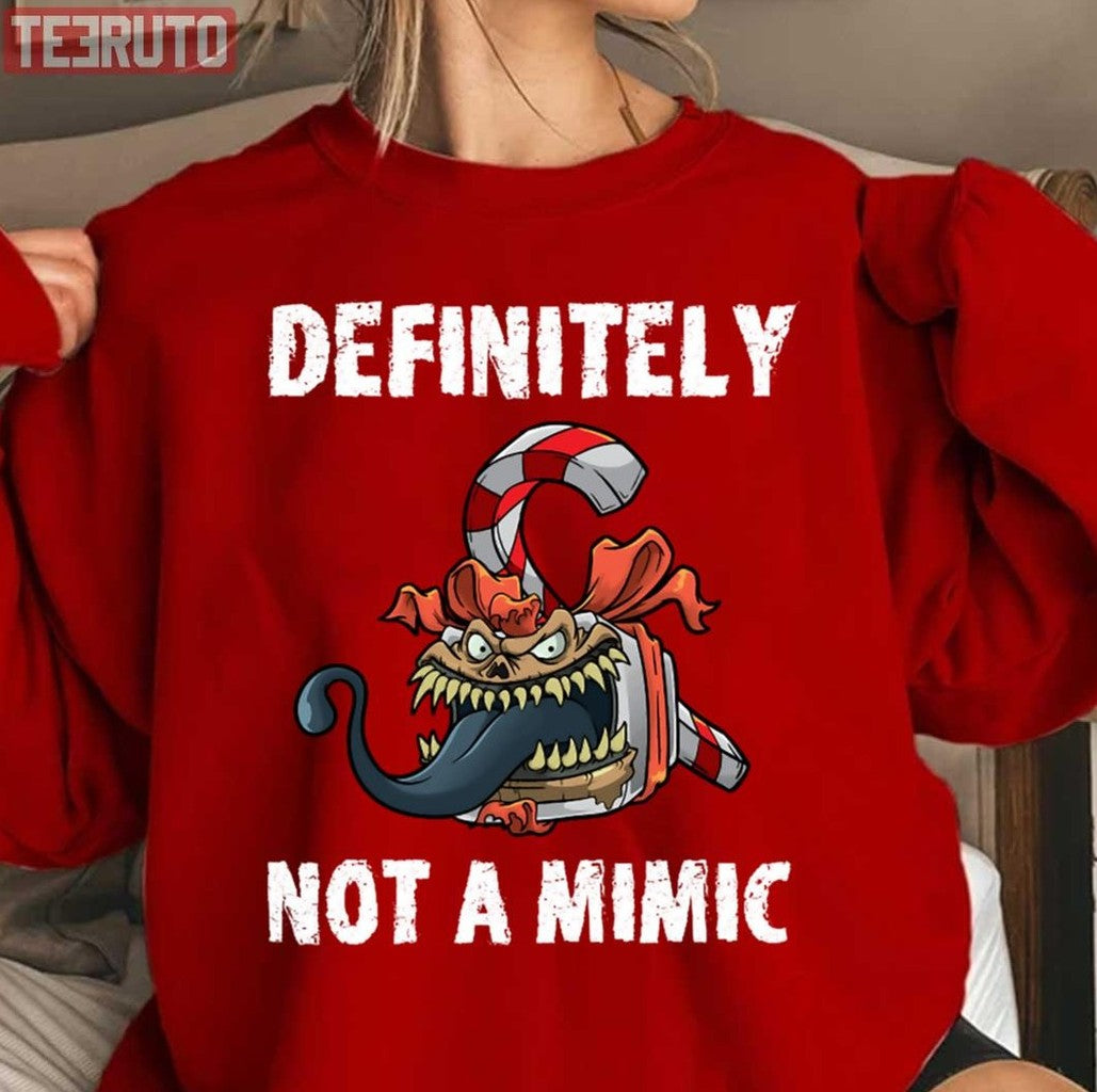 Roleplaying Mimic Creature Rpg Joke Christmas Unisex Sweatshirt