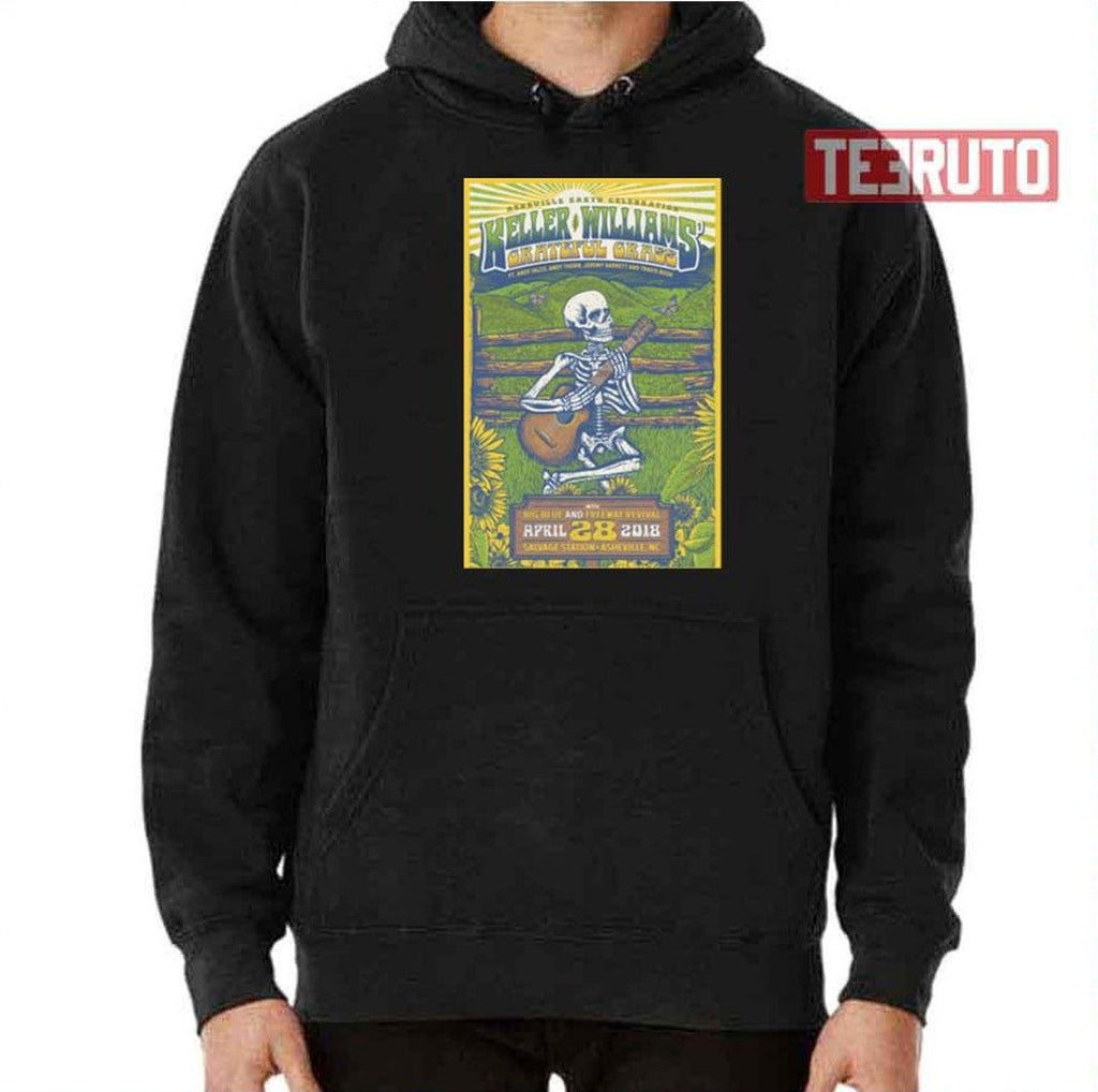Art Keller Williams Grateful Grass With Big Blue And Freeway Revival Unisex T-Shirt