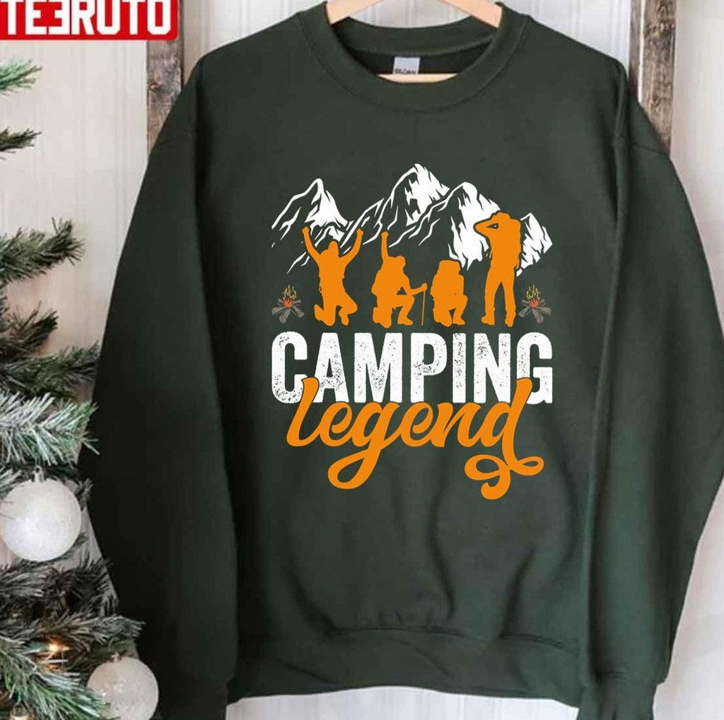 Outdoor Experience Camping Legend Since Forever Unisex Sweatshirt