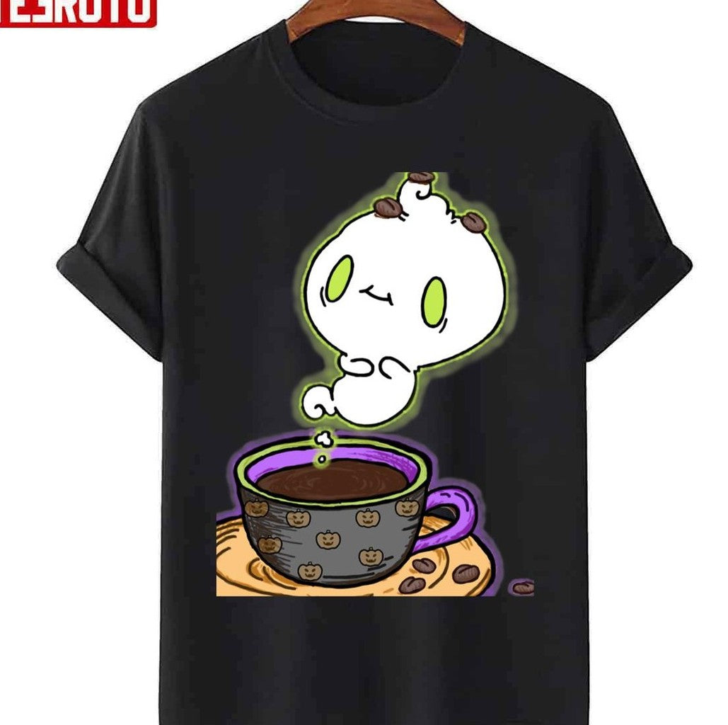 More Espresso Less Depresso Halloween Cute Ghost Unisex Sweatshirt