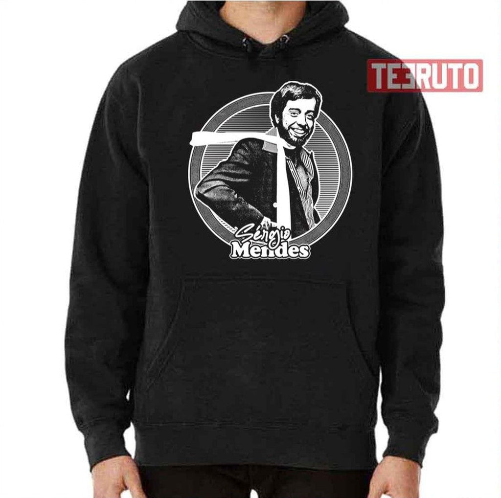 Sérgio Mendes Retro Style Fan Design Unisex T-Shirt