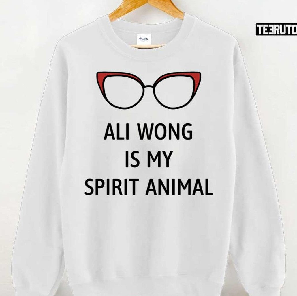 She Is My Spirit Animal Ali Wong Glasses Unisex T-Shirt
